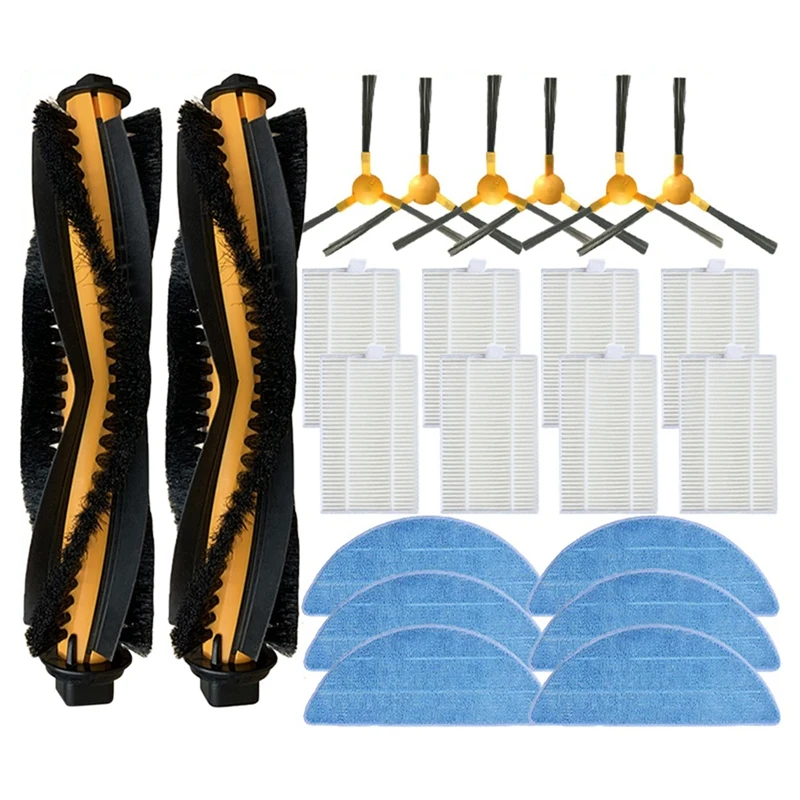 

ABGG-For Kabum Smart 700 / 500 Robot Vacuum Cleaner Accessories Parts Spare Main Roller Side Brush HEPA Filter