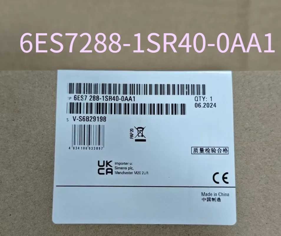 

Brand New Original 6ES7288-1SR40-0AA1 6ES7288 1SR40 0AA1 Warranty One-year Fast delivery