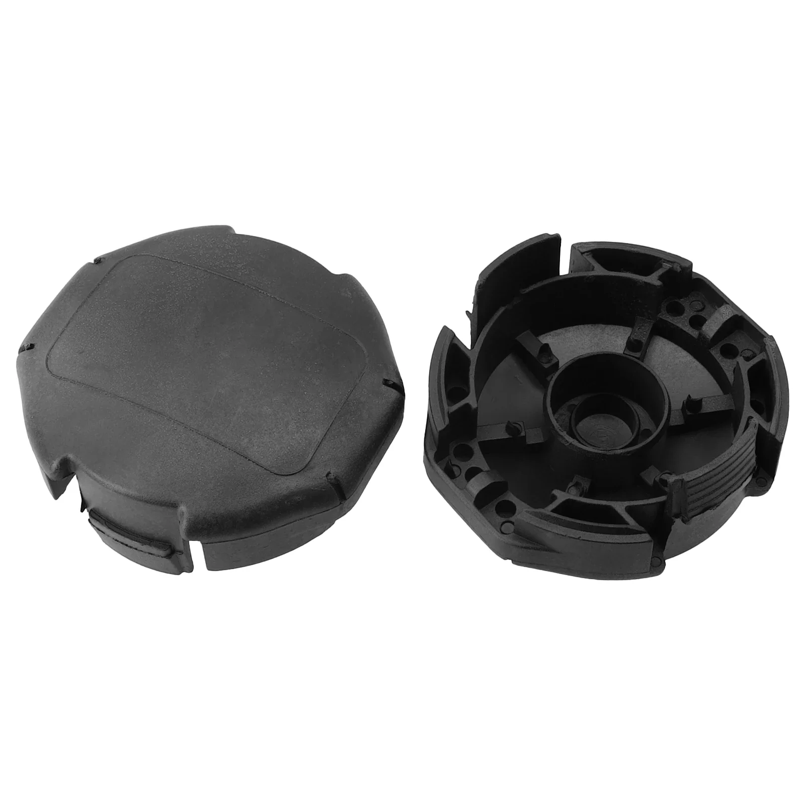 2pc Trimmer Head Covers For Echo X472000070 For Speed Feed 400  SRM225 GT225L GT230 Black Trimmer Head Spool Cover Replace Parts