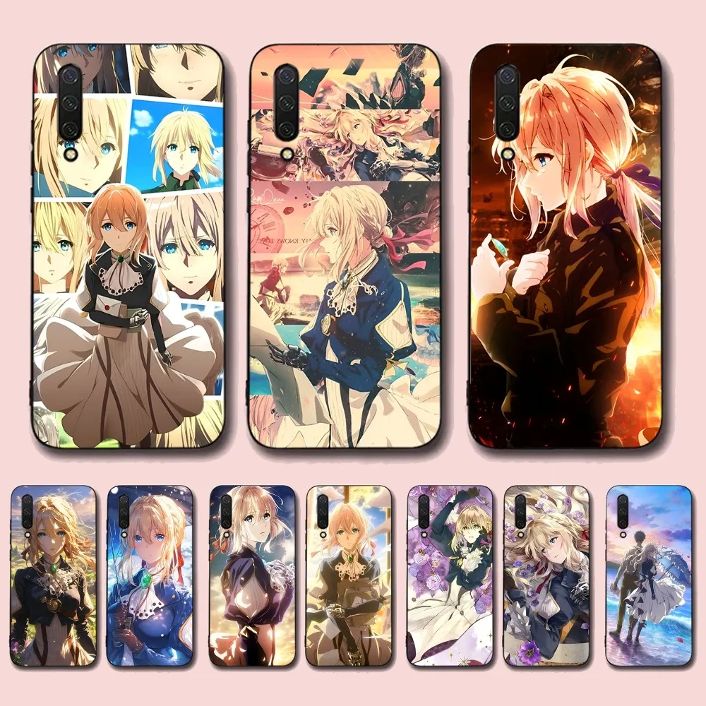 

Violet Evergarden Phone Case For Xiaomi Mi 5X 8 9 10 11 12 lite pro 10T PocoX3pro PocoM3 Note 10 pro lite