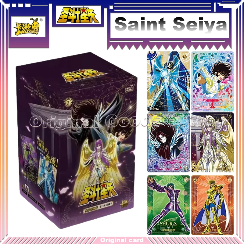 Original KAYOU Saint Seiya Card Underworld King Awakening Anime Serie Peripherals SE BP Rare Collection Cards For Children Gifts