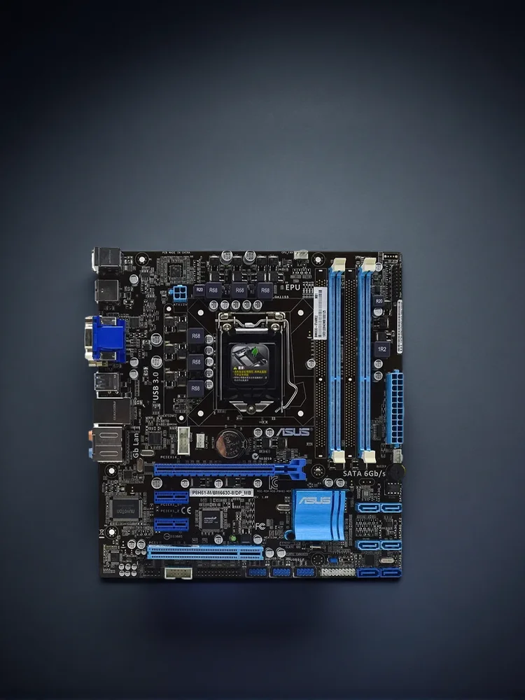 ASUS P8H61-M P8H61-M/BM6630-8/DP_MB carte mère LGA 1155 Intel H61 DDR3 16GB pour i3-2130 2500 3770 G540 cpu Micro ATX