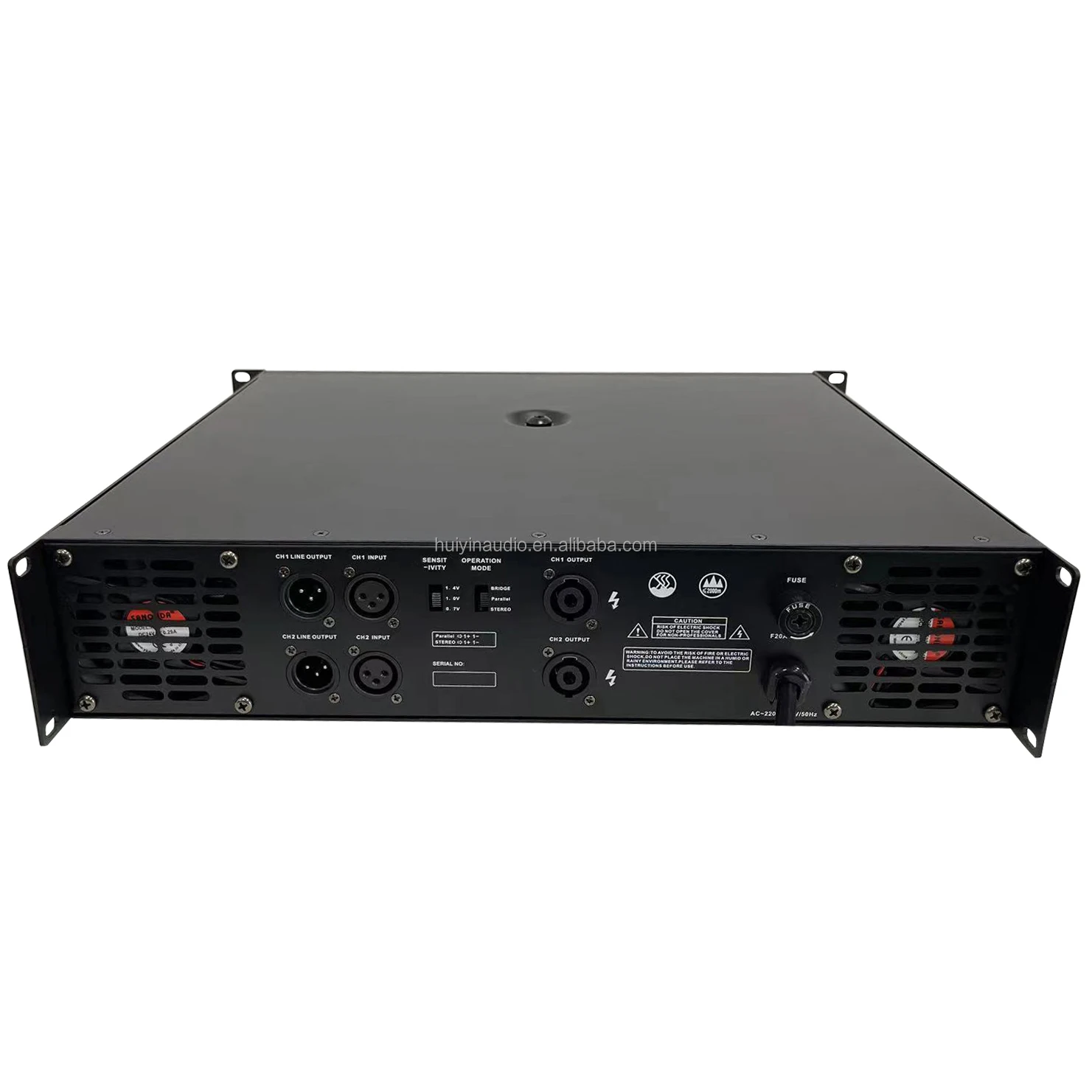 R750 2 Channel Amplifier Stereo 8Ohm 2 X 750W Sound System Audio Two Channel Amplifier For Meeting Room Bar KTV Disco DJ  Events