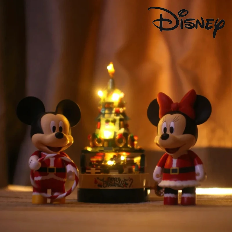 Genuine Disney Mickey Minnie Donald Duck Figurine Daisy Joint Mobility Doll Christmas Gift Collectible Ornament Ornaments