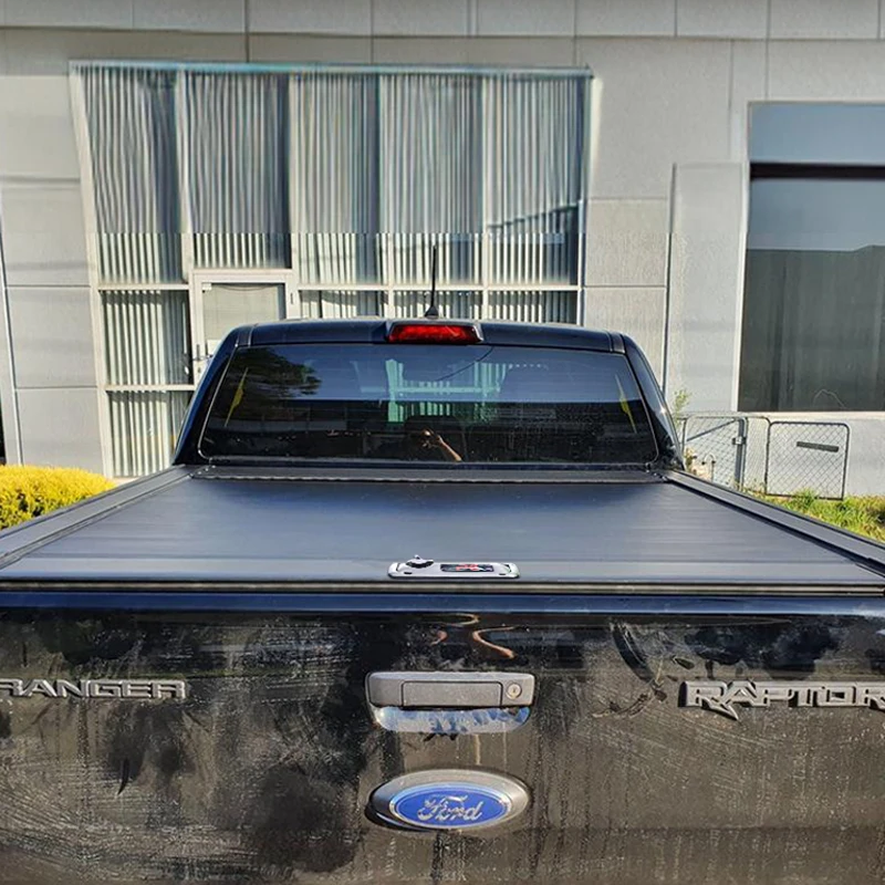 Ford Ranger T9 T8 T7 T6 Pickuptruck tonneau cover aluminum ute lid bed tonneau cover hard folding shutter tonneau