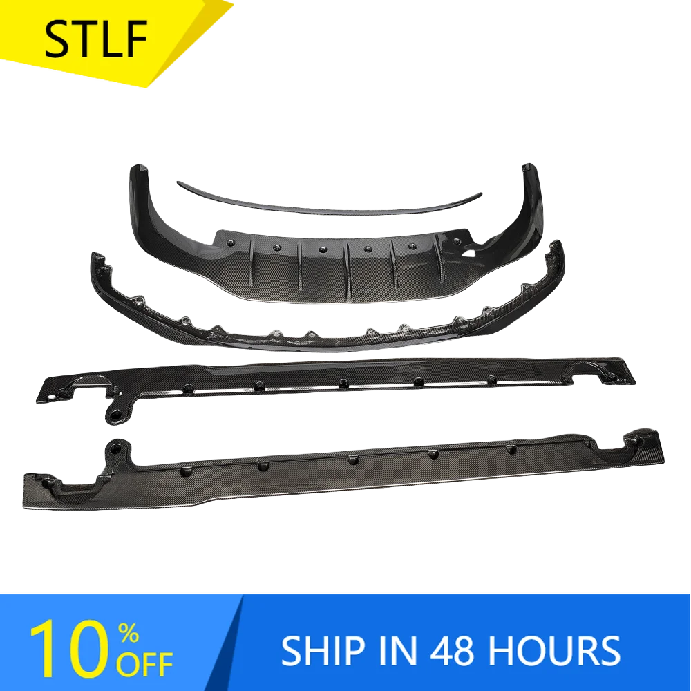 

Deren High Quality For The 18 Bentley Continental GT W12 Carbon Fiber BodyKit Front Bumper Lip Side Skirts Rear Diffuser Spoiler