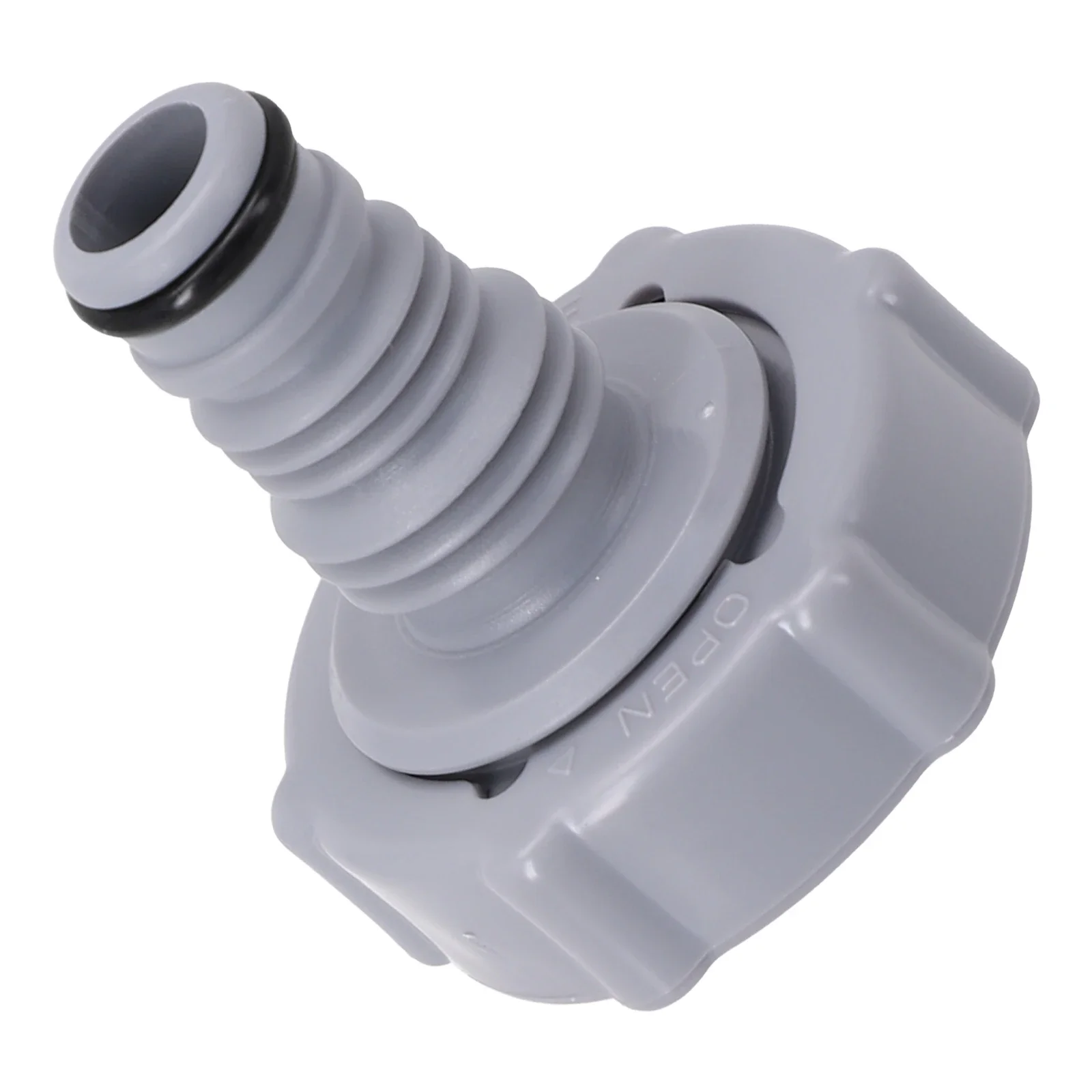 

P6H1419 Drain Valve Swimming Pool Drain Valve Draining Draining Valve Gray Outdoor Pools Adapter Practical Durable