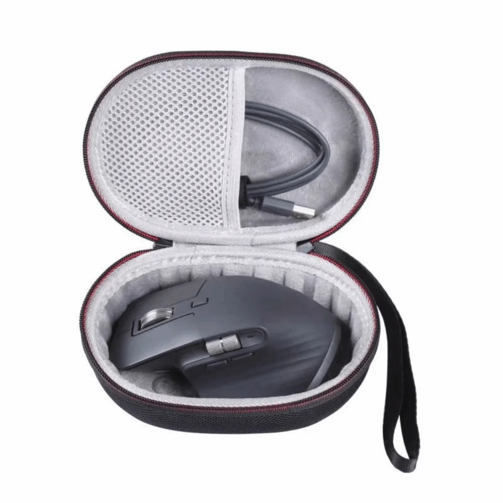 Portable Mouse Storage Bag Shockproof Cable Cord Organizer Carrying Case Hard Protective Cover for Logitech MX Master 3S Travel