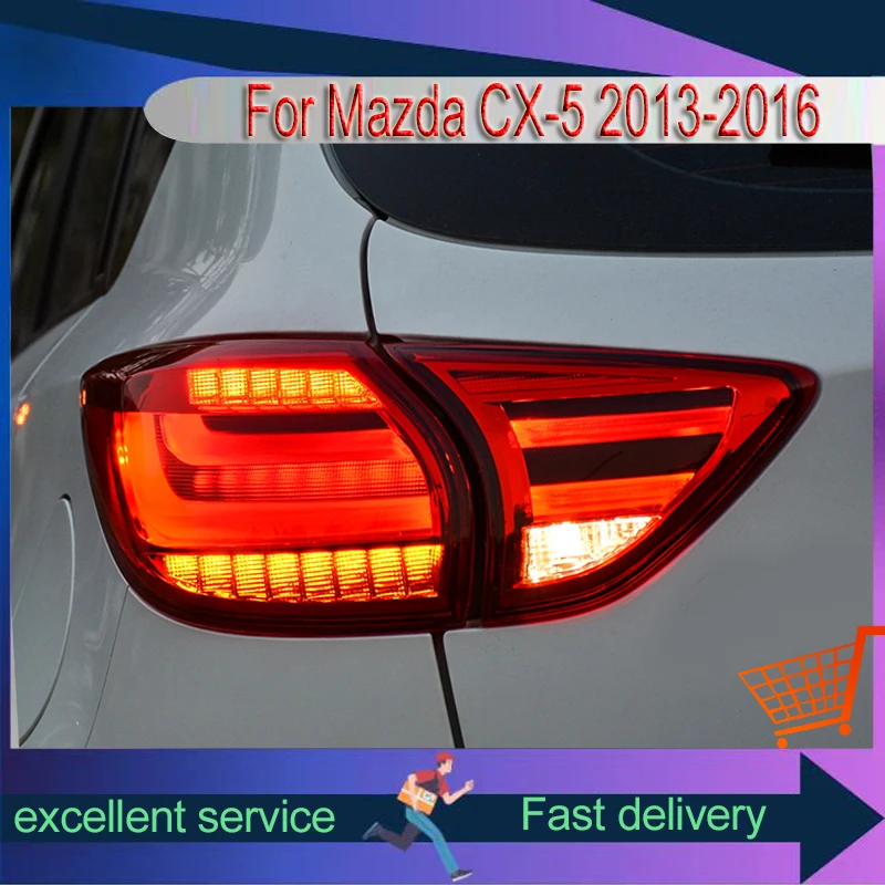 Car Styling for Mazda CX-5 CX5 2013-2016 Modified drl LED DRL Tail Lights Ultra Bright Taillight Turn Signal Tools Accessories