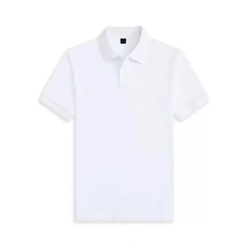 2026 New Men's Casual and Fashionable Simple Collared Short Sleeved Polo Shirt Summer Comfortable Breathable and Versatile Top