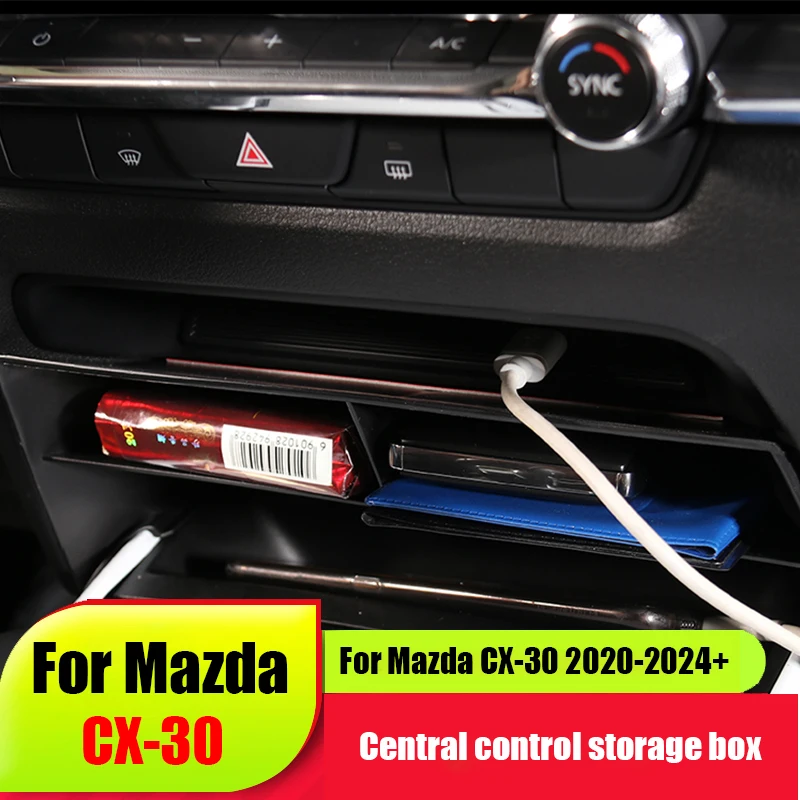 For Mazda CX30 central control storage box, divided storage box, car modification interior, central oddments box