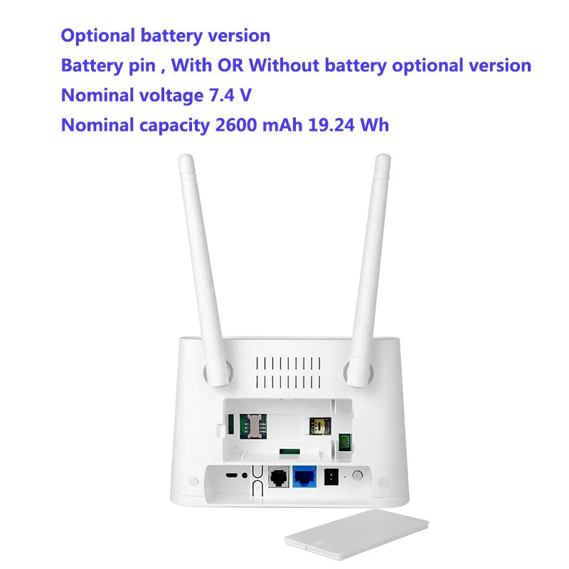 300Mbps Mobile Hotspot CPE WPS SMS battery LAN Ethernet RJ45 RJ11 Voice dual Firmware Portable wifi wireless 4g sim lte router