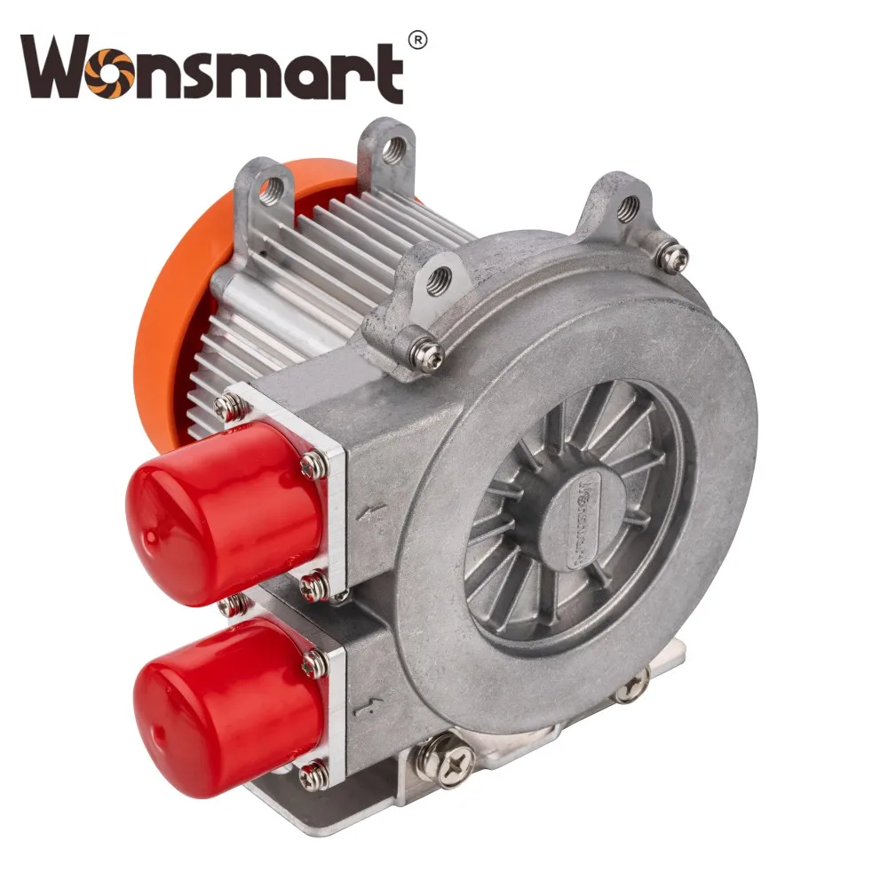 المهنية 48 فولت 40kpa مراوح الضغط العالي توربو منفاخ 13000 واط فرش خلية الوقود منفاخ لنظام SOFC