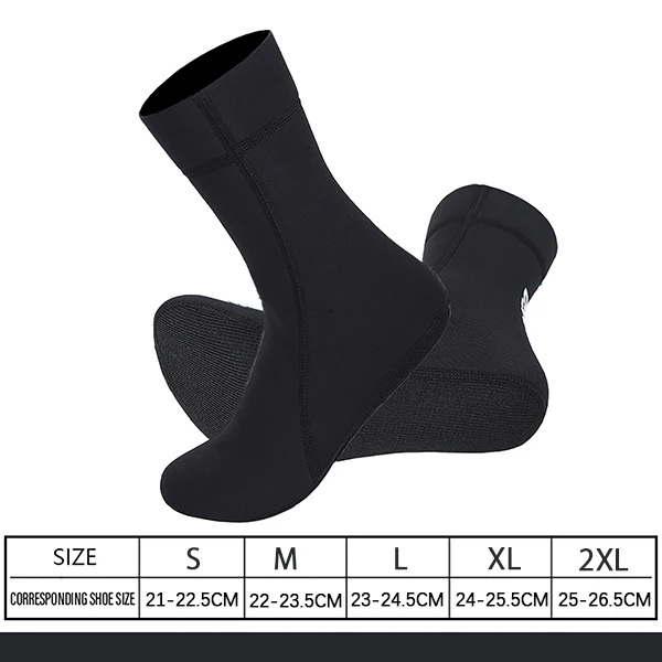 Diving Socks 3mm/5mm Neoprene Elasticity Wetsuit Socks Men Women Beach Water Surf Shoes Thermal Non-slip Swimming Boots 1.5mm image 6