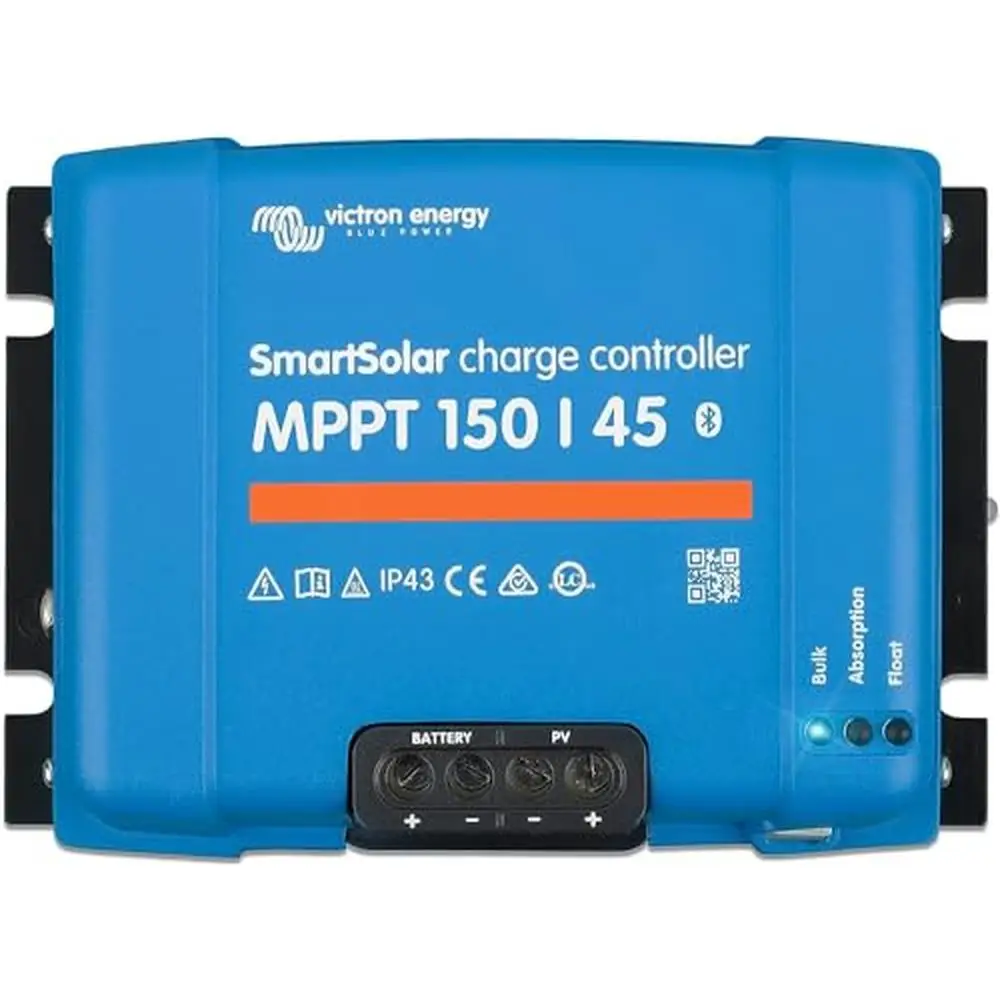 SmartSolar MPPT Charge Controller Solar Panels 150V 45A Bluetooth Connectivity System Optimization MPPT Charge Controllers