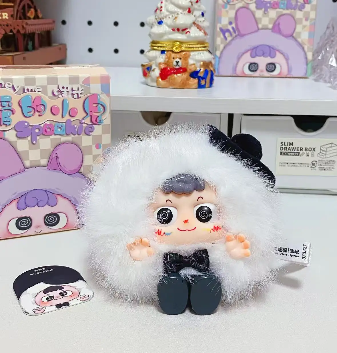 

Новый натуральный эй, мой дорогой маленький призрак слепая коробка модные игрушки украшения брелки милые куклы аниме товары подарки на день рождения