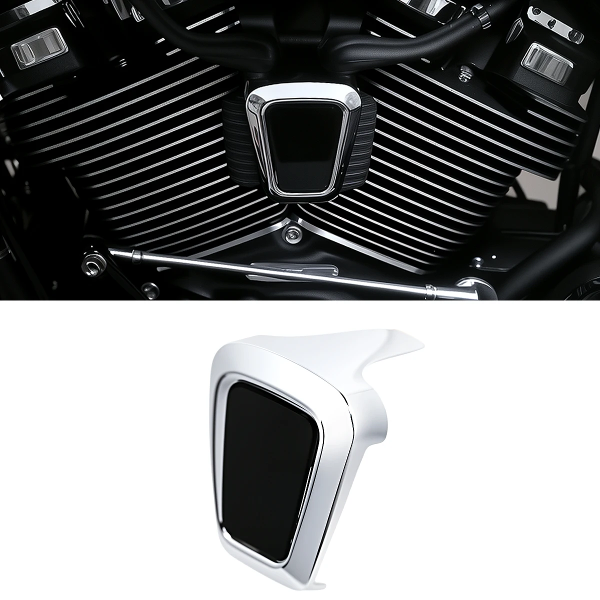 

Chrome ABS Ignition Coil Cover For Harley Softail Fatboy Slim Breakout Low Rider Heritage Classic Touring Road Glide 18-25