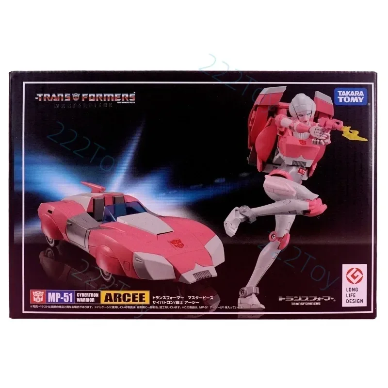 Em estoque transformadores brinquedo obra-prima MP-51 ko edição clássico arcee figura de ação robô brinquedos hobbies clássicos anime figuras presente