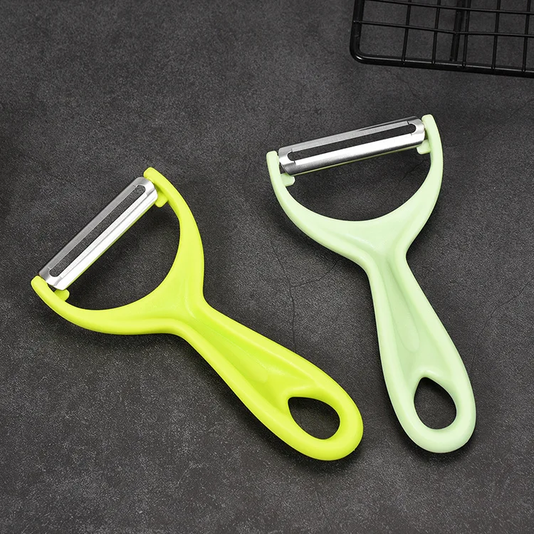 (Buy 1 get 1 free) Sharp melon planer plastic kitchen household paring knife Color comfortable handle can hang kitchen gadgets