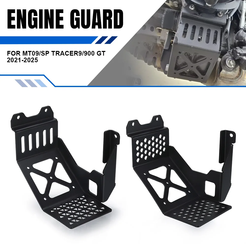 

For Yamaha MT09/SP Tracer9/900 GT 2021-2024 2025 MT-09 Motorcycle Engine Base Chassis Guard Belly Pan Skid Plate Protector Cover