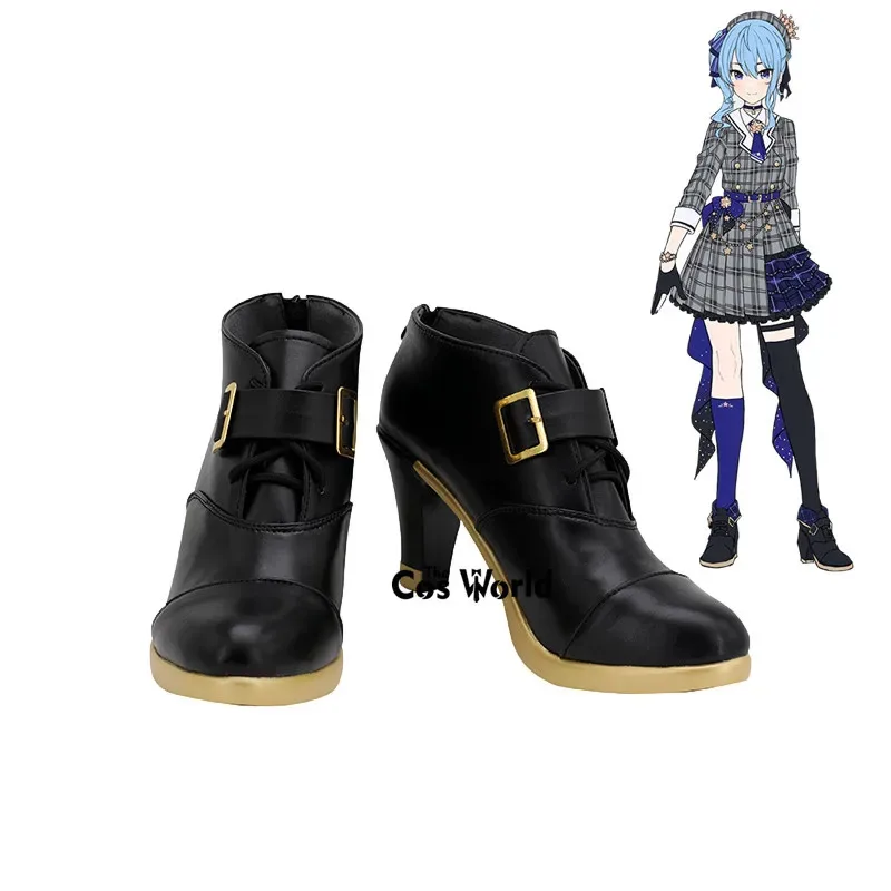 

YouTuber Hololive VTuber Future Light Hosimati Suisei Customize Cosplay High Heels Shoes