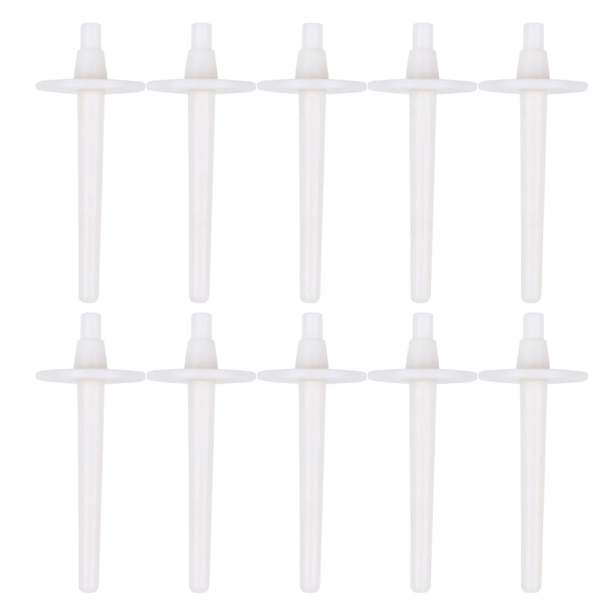 

10pcs Pin Accessories Durable Vertical Vertical Spool Pin Sewing Machine Winder Beige Plastic Long Lasting Home Store