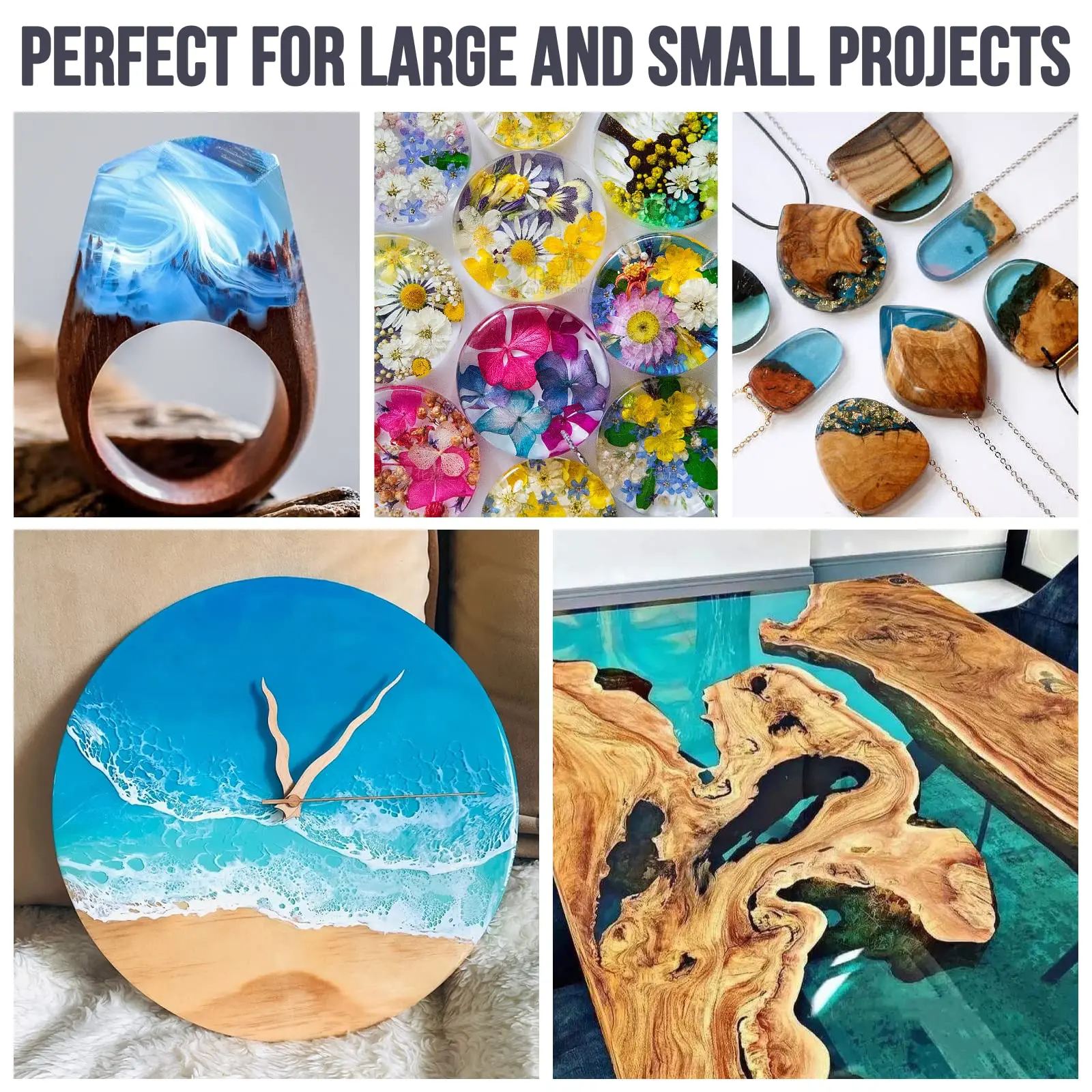 Epoxy Resin Kits Set, Art Kit with Crafts for Adults, Beginners, Art Supplies for DIY Lovers, Gift for Women