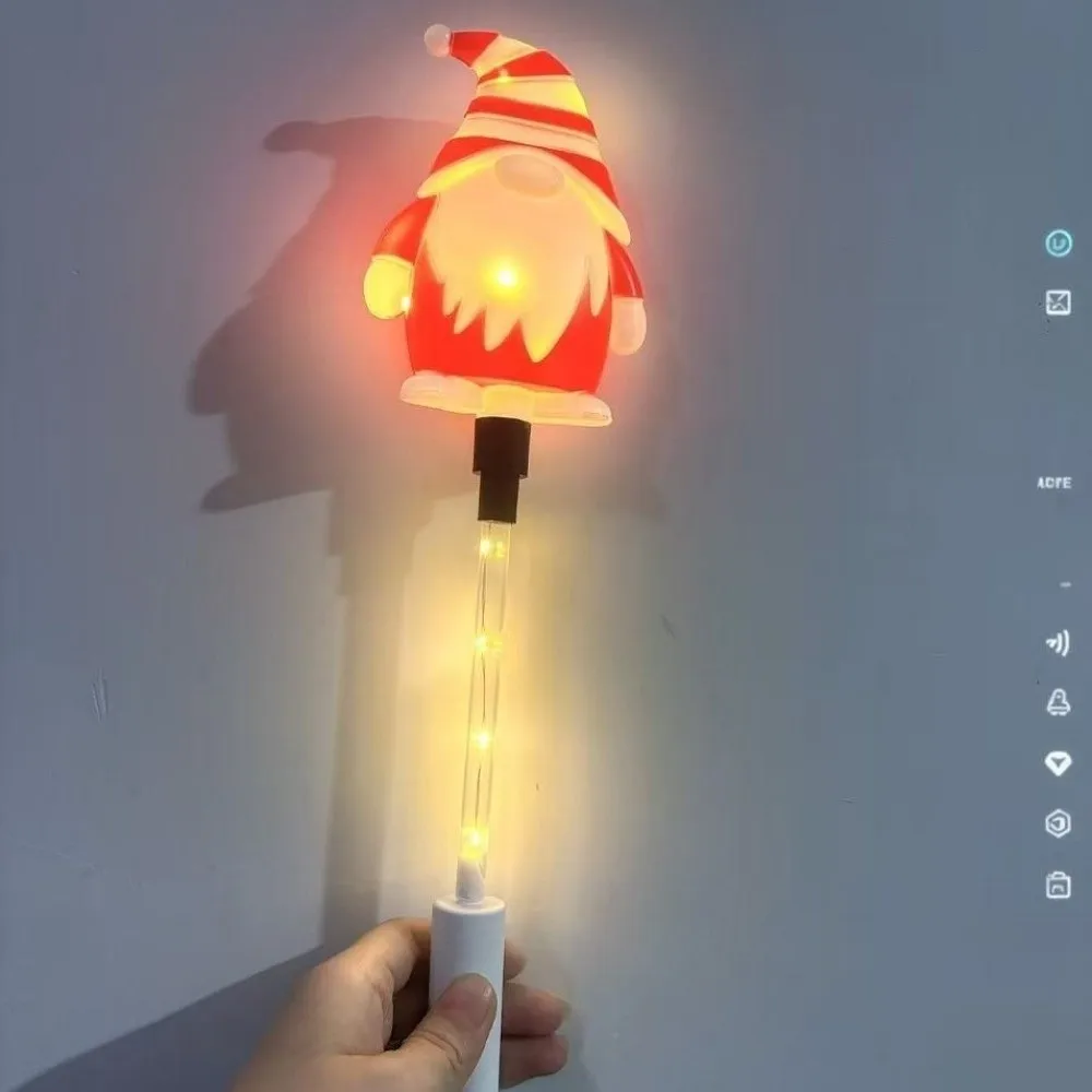 Festive Party Supplies Santa Claus Handheld Glow Stick Snowman Rabbit Light Up Wand Tree Cute Christmas LED Glowing Stick Photo