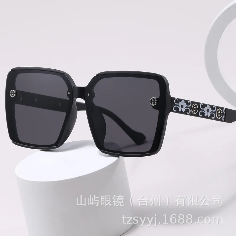 

Женские солнцезащитные очки в большой оправе, новые поляризационные солнцезащитные очки премиум-класса для похудения, с круглым лицом, защита от ультрафиолета, модные, хит продаж, универсальные ​