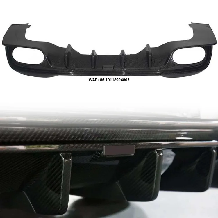 

Auto Car Parts Accessories CLA35 W118 CLA350 CLA Class Carbon Fiber Rear Diffuser Bumper Lip Splitter for Benz