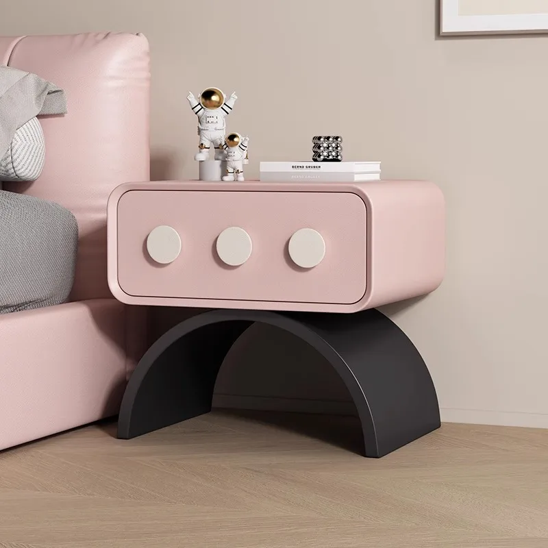 Black Hidden Realm Nightstands Nature Victorian Modern Space Safe Adult Nightstands Drawer Storage Mesa De Cabeceira Night Stand