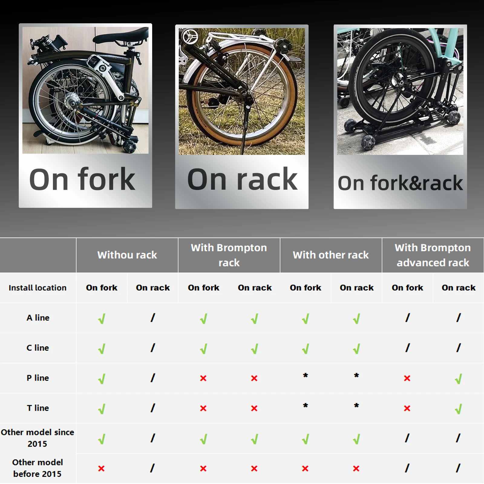 Ruedas Omni Easy de 58mm para bicicleta plegable Brompton, accesorios, ruedas con rodamiento, tornillos M6 x 60MM, carga de 10KG, 2 uds.