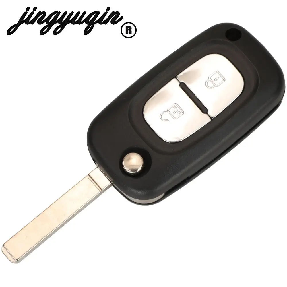 jingyuqin 2/3-przyciskowy pilot zdalnego sterowania do Renault Mercedes Benz Smart Megane4 Kadjar Captur Symbol Fob