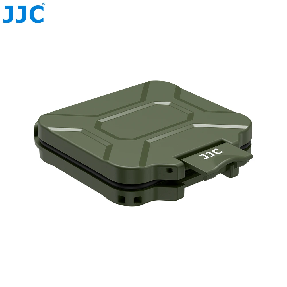 JJC 12 Slots SD Micro SD Memory Card Case Water-Resistant Anti-Shock SD MSD TF Card Holder Storage Organizer