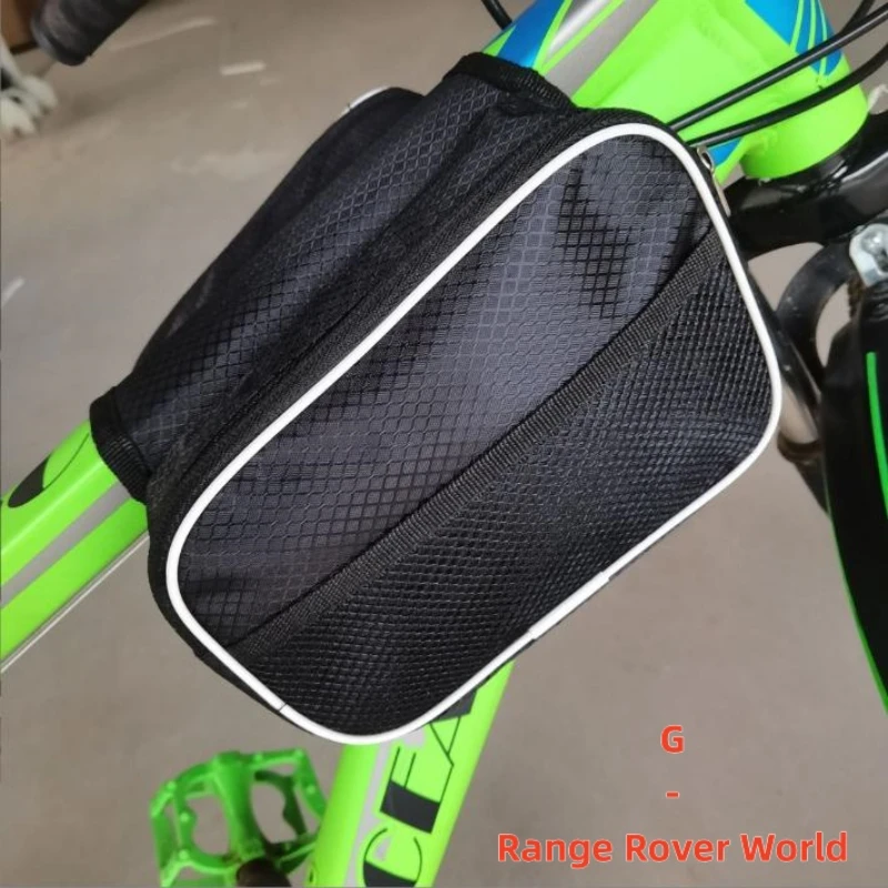 

New Mountain Bicycle Front Beam Bag Zipper Road Top Bottom Tube Bag Waterproof Saddle Outdoor Riding Kit Bicycle Accessories