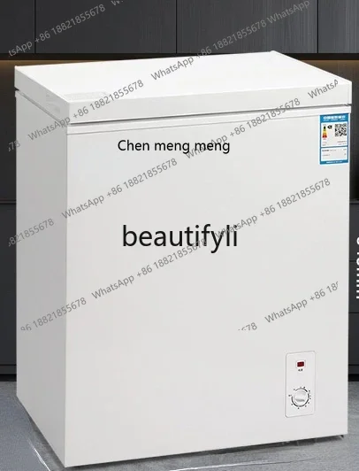 

Z189 Маленькая морозильная камера, маленькая, большой емкости, быстрозамерзающая, охлаждаемый шкаф двойного назначения, горизонтальный мини-бокс