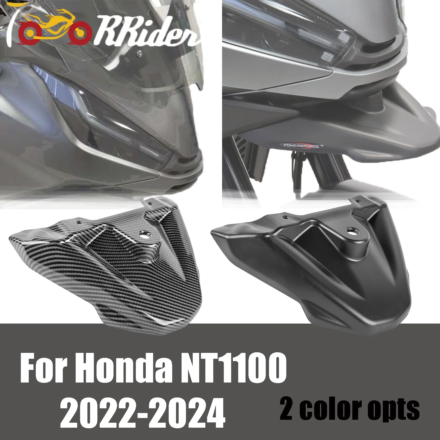 

For Honda NT1100 NT 1100 NT1 100 2022 2023 2024 Motorcycle Fairing Extension Front Wheel Beak Nose Mudguard Accessories