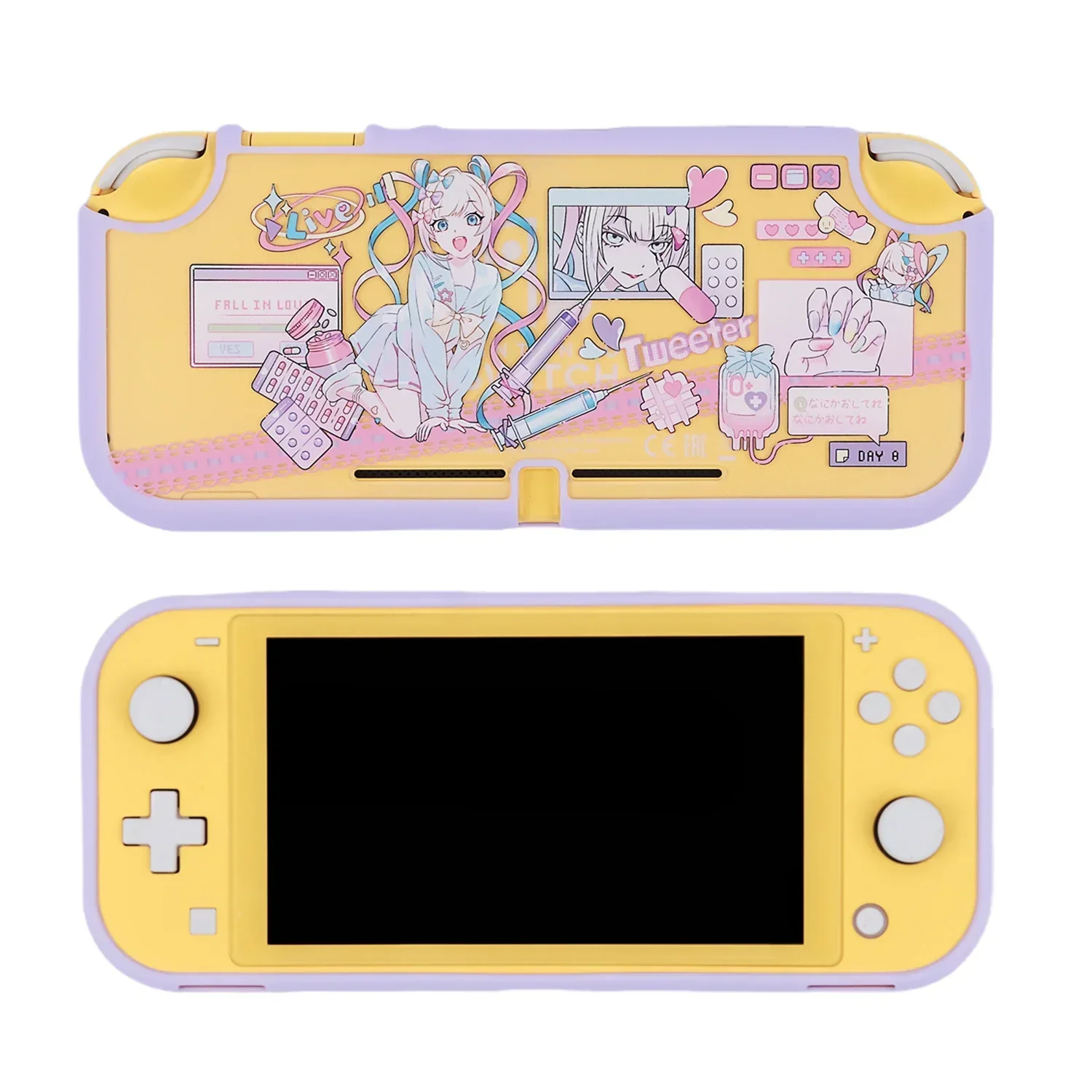 Original Game Needy Girl Overdose Game Protective Case Transparent