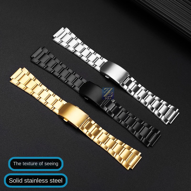 18mm For Casio AE1200 case mod kit Modified all metal 3299 AE-1200 bezel glass strap ring kit stainless steel AE-1300 case+strap