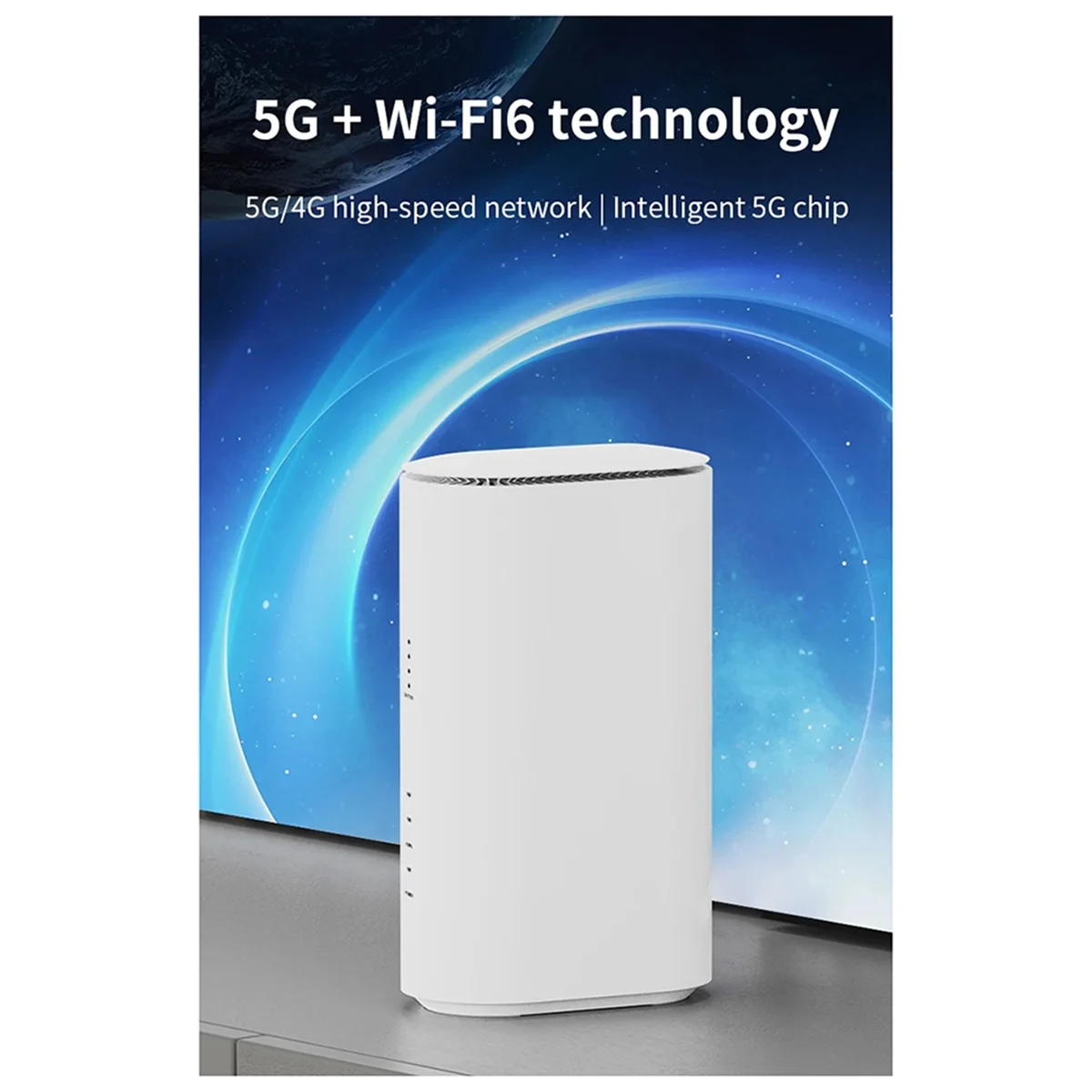 NR500 5G CPE SIM Card Router Full-Band Gigabit WIFI6 Dual-Band Router Gigabit Network Speed 2.4G&5.8G True 5G EU-Plug