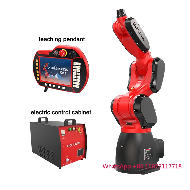 الصين متعددة الوظائف BORUNTE 6 محور ذراع الروبوت الصناعي لتحميل البليت حقن اليد صب تجميع طلاء