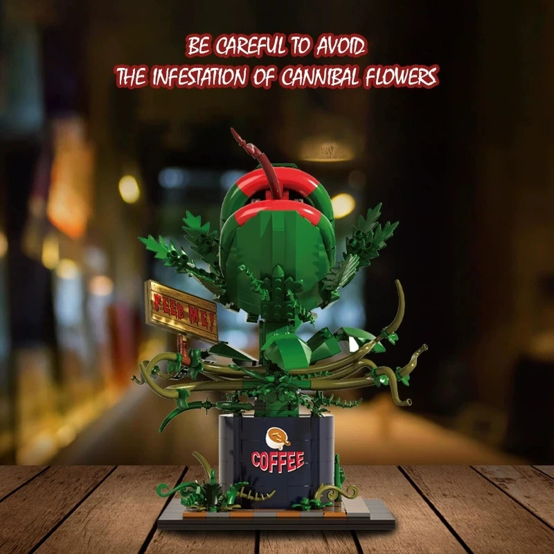 

66120 MOC Piranha Plant Building Blocks Model Potted plants Bricks Assembling DIY Toys for Children Christmas Gift Set