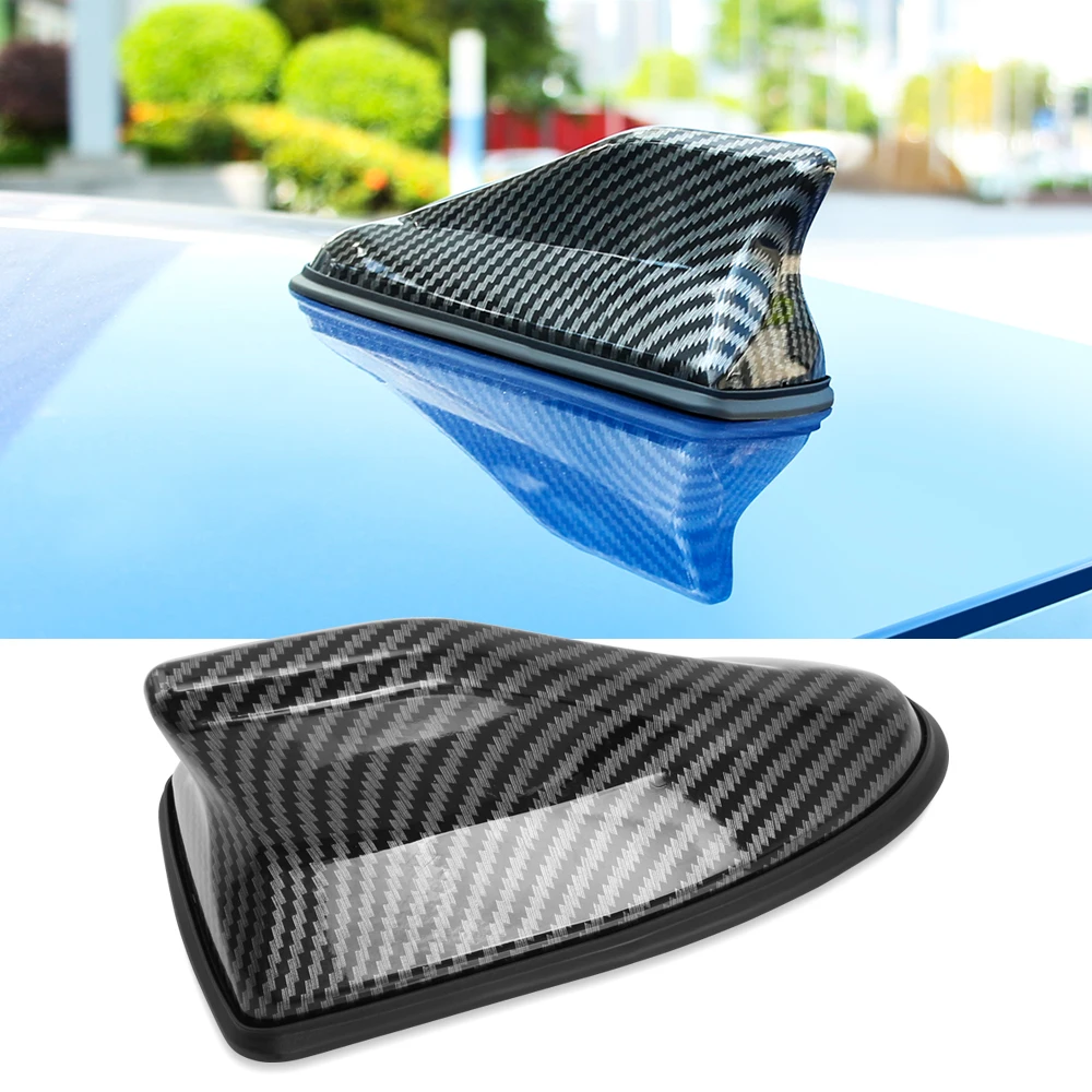 Carbon Fiber Car Roof Shark Fin Aerial Antenna for Mazda 2 3 5 6 Axela Atenza Allegro CX3 CX5 CX7 CX9 CX30