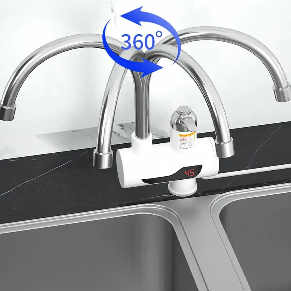 Swivel Heater Quick Heating Type  Instant Heating Of Tap Water  Electric Faucet  Electric Hot Water Tap