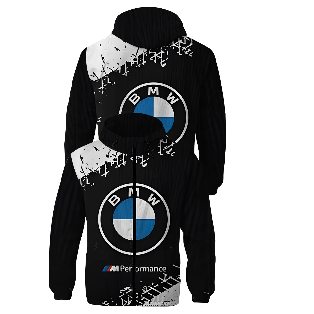 Men's BMW Logo Motorcycle Jacket Men's Casual Loose Quality Hooded Windproof BMW Outdoor Men's Jacket Hooded Full Zip 2025