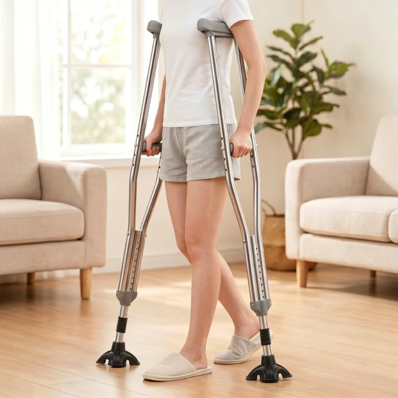 Déambulateur orthopédique réglable et épaissi pour adultes hémiplégiques de 1,20 m, antidérapant et stable, léger, matériel de rééducation