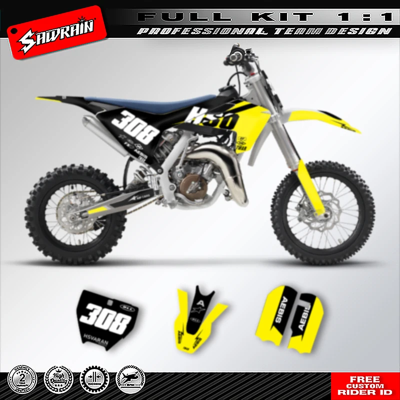 

Sawrain Full Set Motorcycle Graphics Decals Stickers Kit for TC65 2016 2017 2018 2019 2020 2021 2022 2023 004