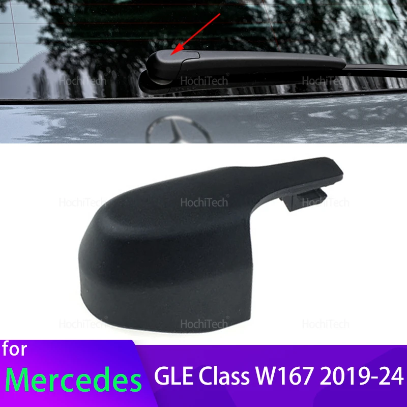 Rear Windshield Windscreen Washer Wiper Arm Nut Cover Cap for Mercedes-Benz GLE Class W167 2019-2024 A2478240000 Accessories