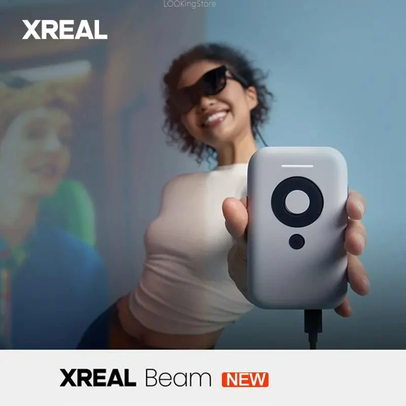 

Xreal Nreal Air Beam Wireless Up To 330 Inches Free Projection Box for Xreal Air Xreal Beam Smart AR Glasses