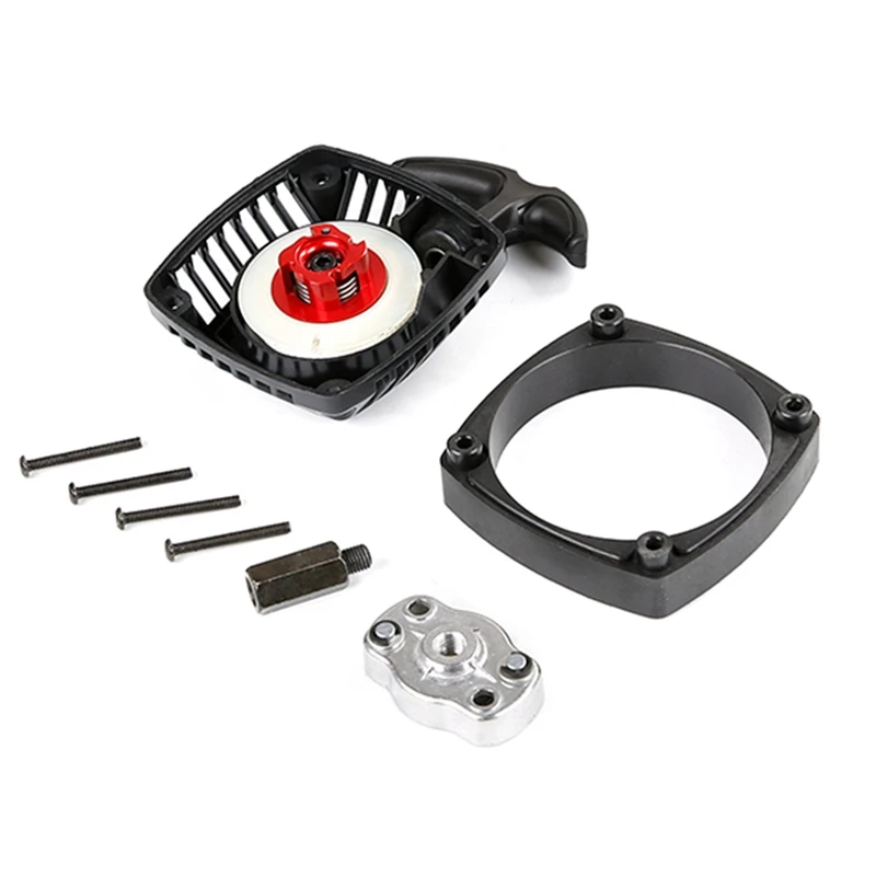 Easy Pull Starter Vliegwiel Bewerkingsvrije Turbine Voor 23/26/29/30.5CC Motor 1/5 HPI ROVAN KM BAJA LOSI 5IVE T